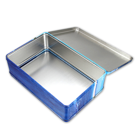 Big Size Food Packaging Rectangular Metal Box